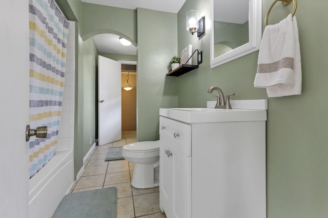 1442 S 4th St, Columbus, OH 43207 - bathroom featuring tile patterned floors, toilet, and vanity