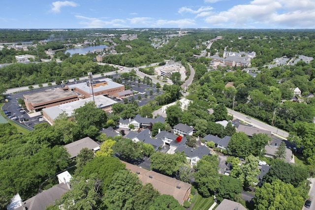 1631 Roxbury Rd Unit B6, Columbus, OH 43212 - aerial view of property's location with a nearby body of water and nearby suburban area