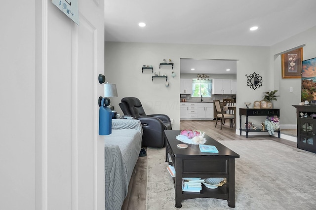 244 Shepper Ave, Plain City, OH 43064 - living area with recessed lighting and light wood-style flooring
