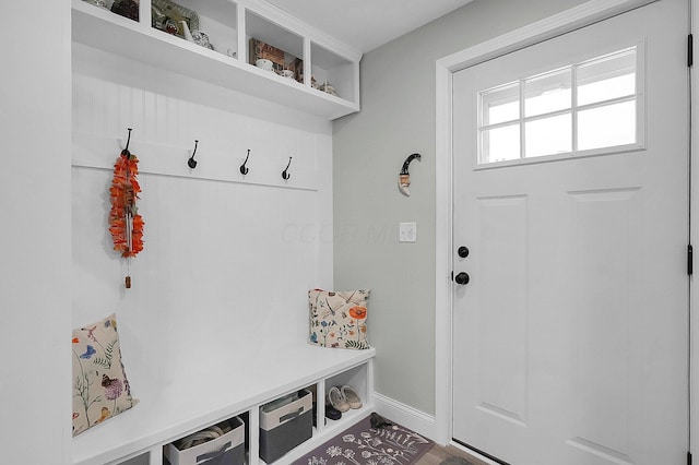 244 Shepper Ave, Plain City, OH 43064 - mudroom featuring baseboards