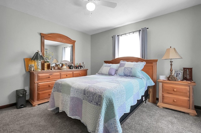 244 Shepper Ave, Plain City, OH 43064 - bedroom with light colored carpet and a ceiling fan