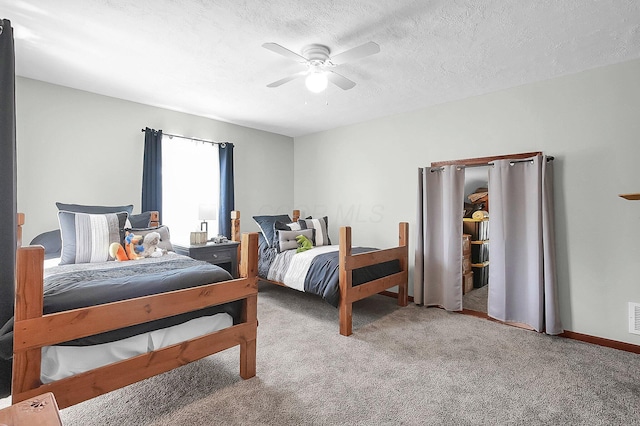 244 Shepper Ave, Plain City, OH 43064 - carpeted bedroom featuring a ceiling fan