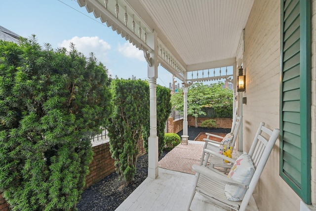 436 Beck St, Columbus, OH 43206 - view of covered porch