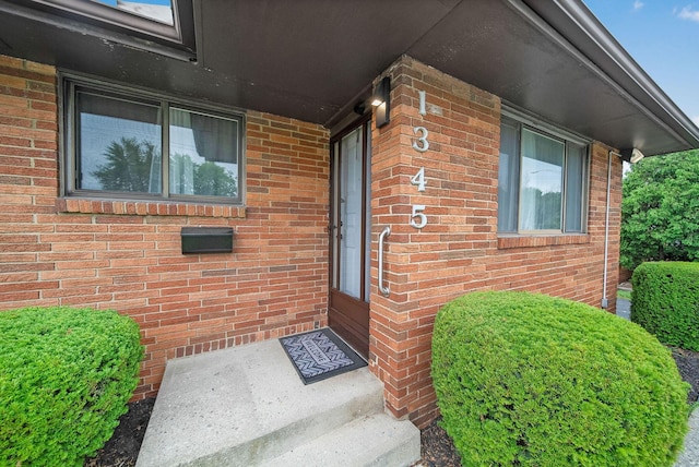 1345 Molly Ln, Columbus, OH 43207 - entrance to property featuring brick siding