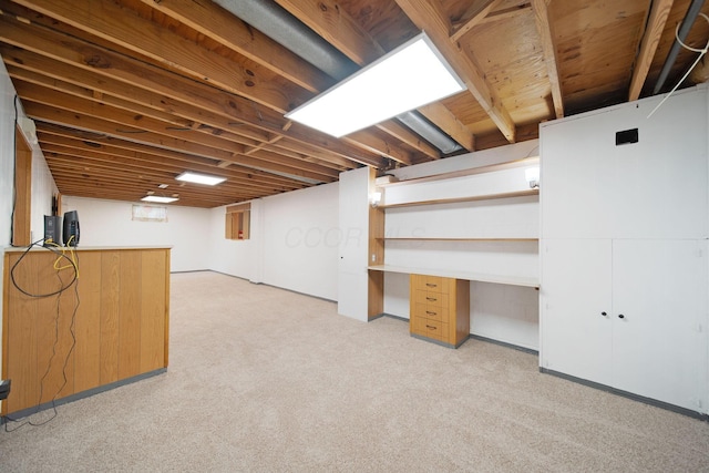 1345 Molly Ln, Columbus, OH 43207 - finished basement with light carpet