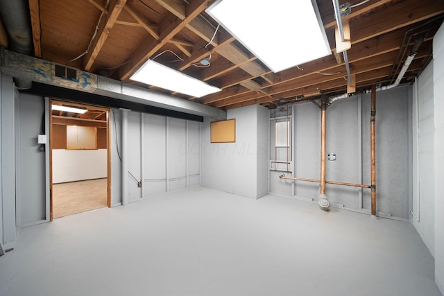 1345 Molly Ln, Columbus, OH 43207 - view of unfinished basement