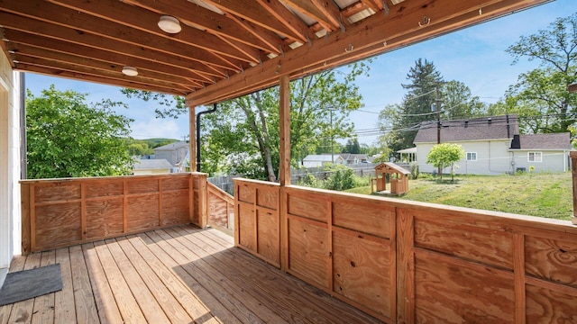 422 N Cedar St, Newark, OH 43055 - view of wooden terrace