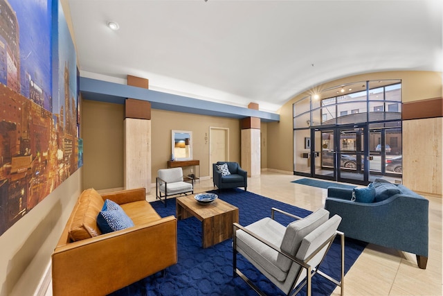 78 E Chestnut St Unit 107, Columbus, OH 43215 - community lobby featuring vaulted ceiling
