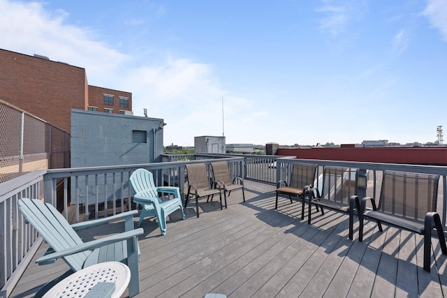 78 E Chestnut St Unit 107, Columbus, OH 43215 - view of wooden terrace