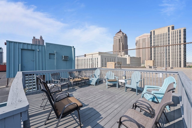 78 E Chestnut St Unit 107, Columbus, OH 43215 - deck with a city view