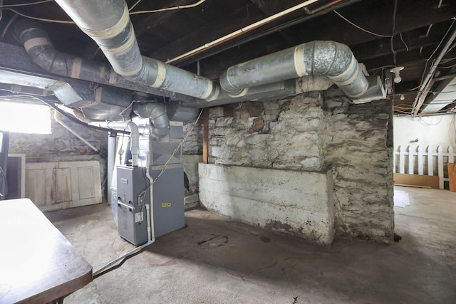 78 Griswold St, Delaware, OH 43015 - basement with heating unit