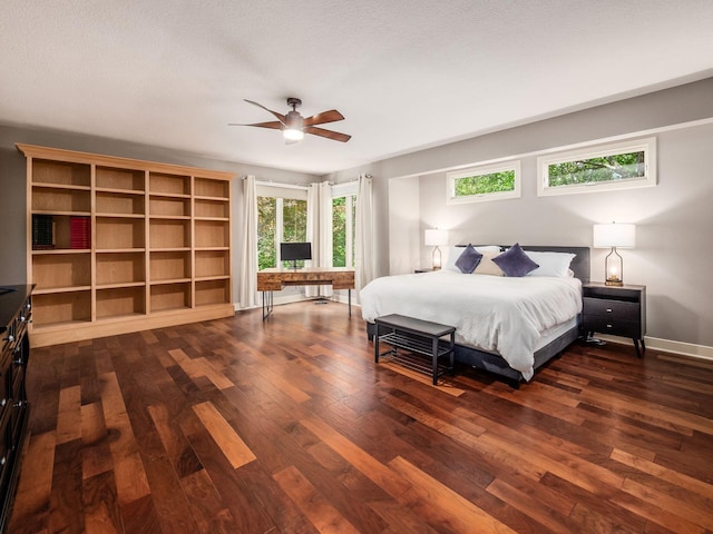 1488 Brittingham Ln, Powell, OH 43065 - bedroom featuring wood-type flooring and ceiling fan