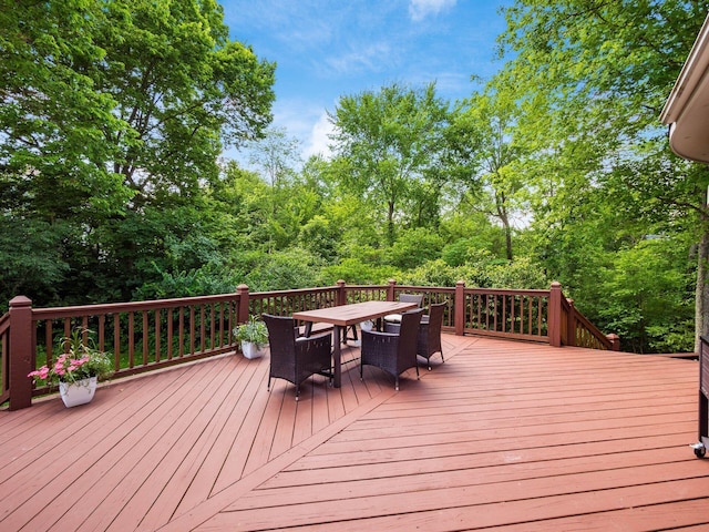 1488 Brittingham Ln, Powell, OH 43065 - deck with outdoor dining area