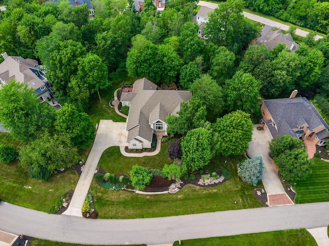 1488 Brittingham Ln, Powell, OH 43065 - aerial overview of property's location with nearby suburban area