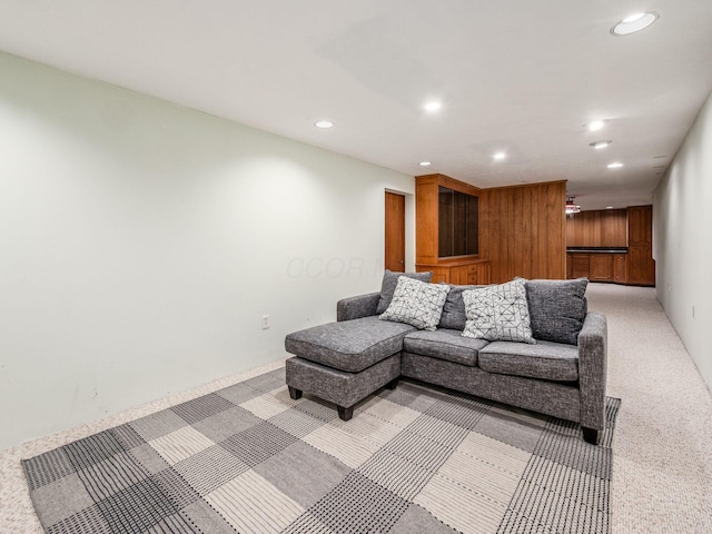 1360 Clubview Blvd S, Columbus, OH 43235 - living room with light colored carpet and recessed lighting