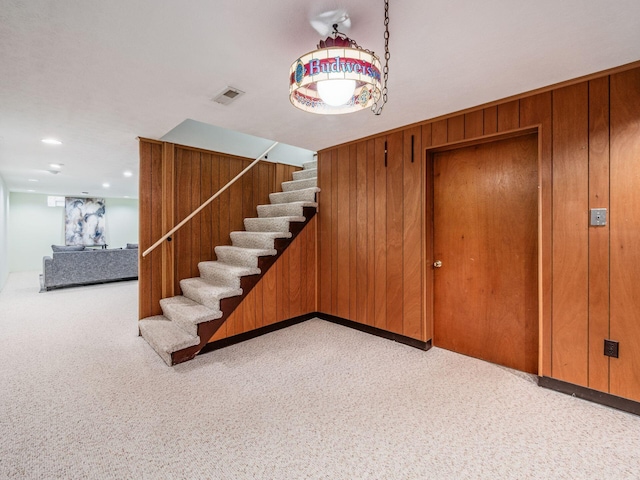 1360 Clubview Blvd S, Columbus, OH 43235 - stairs with carpet floors