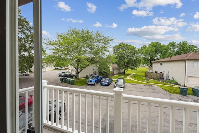 2422 Briers Dr Unit D, Columbus, OH 43209 - balcony with central air condition unit