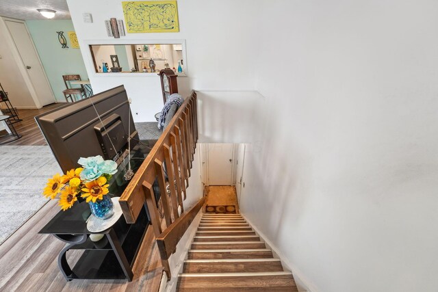 2422 Briers Dr Unit D, Columbus, OH 43209 - stairs with wood finished floors