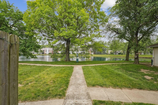 2422 Briers Dr Unit D, Columbus, OH 43209 - view of green lawn featuring a water view
