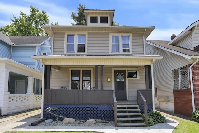 421 E Main St, Newark, OH 43055 - traditional style home with covered porch