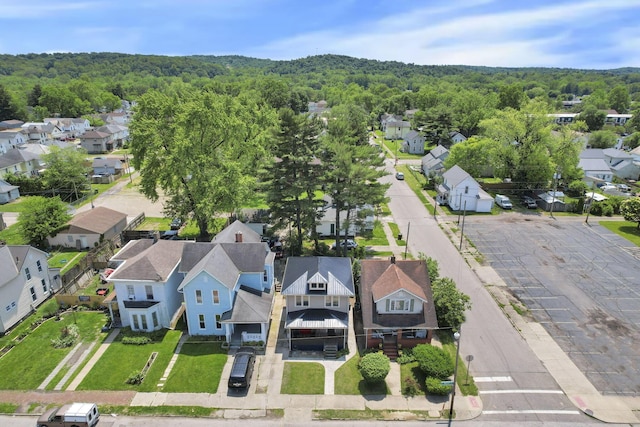 421 E Main St, Newark, OH 43055 - aerial view of residential area with a forest