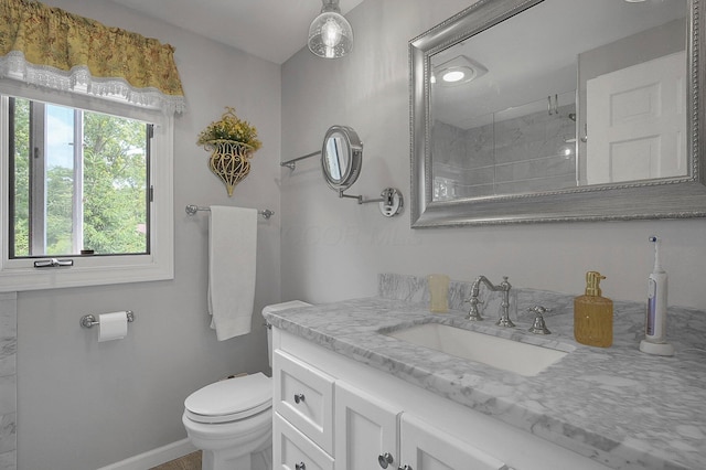 1059 Circle On The Grn, Columbus, OH 43235 - bathroom featuring vanity and a tile shower