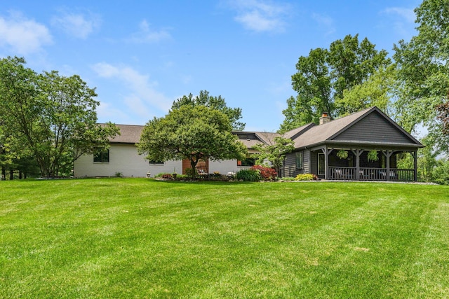 3515 Babbitt Rd, Blacklick, OH 43004 - rear view of house featuring a yard