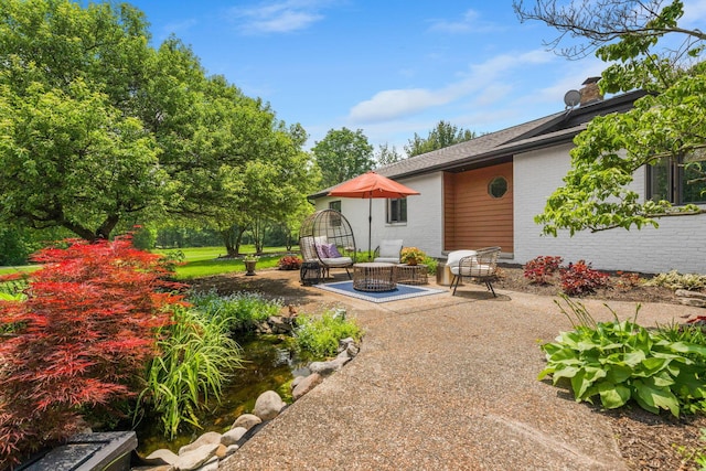3515 Babbitt Rd, Blacklick, OH 43004 - view of yard featuring a patio