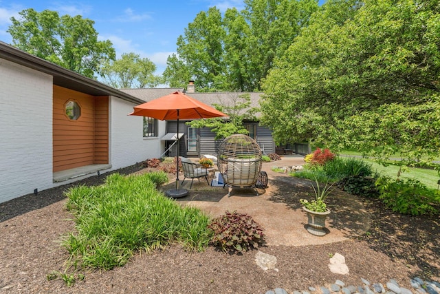 3515 Babbitt Rd, Blacklick, OH 43004 - view of yard featuring a patio