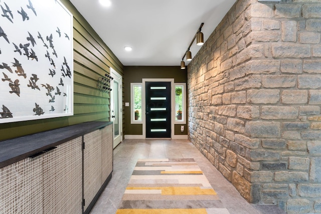 3515 Babbitt Rd, Blacklick, OH 43004 - doorway to outside with light tile patterned floors