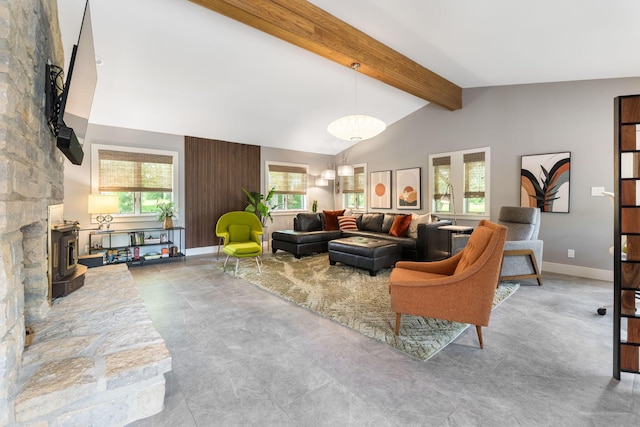 3515 Babbitt Rd, Blacklick, OH 43004 - living area featuring baseboards