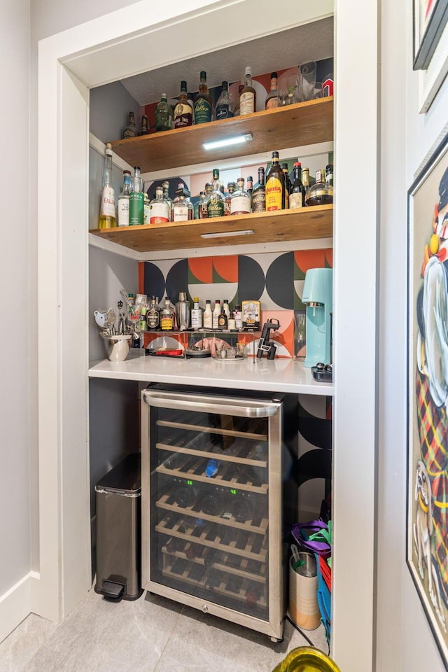 3515 Babbitt Rd, Blacklick, OH 43004 - storage area featuring wine cooler