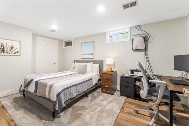 3515 Babbitt Rd, Blacklick, OH 43004 - bedroom with light wood finished floors and a desk