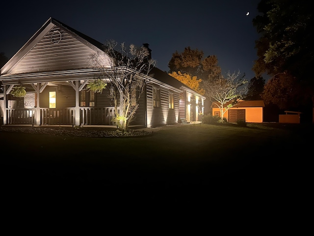 3515 Babbitt Rd, Blacklick, OH 43004 - view of front facade featuring a yard and a porch