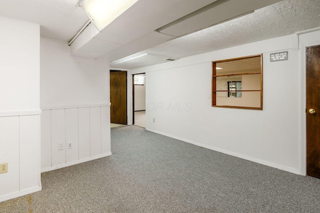 13582 Capetown Ave, Pickerington, OH 43147 - finished basement featuring carpet and a wainscoted wall