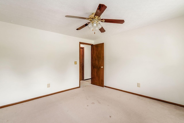 13582 Capetown Ave, Pickerington, OH 43147 - spare room featuring light carpet and a ceiling fan