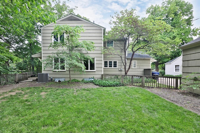 4399 Colerain Ave, Columbus, OH 43214 - back of house with central AC unit