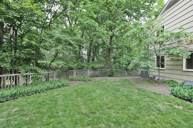 4399 Colerain Ave, Columbus, OH 43214 - view of yard with central AC unit