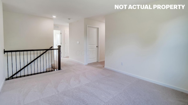 1486 Chrisman Dr, Columbus, OH 43223 - carpeted spare room with baseboards and recessed lighting