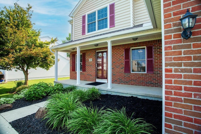 1808 Primrose Ave, Lewis Center, OH 43035 - entrance to property with a porch and brick siding