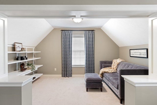 345 Quarter Way, Delaware, OH 43015 - carpeted bedroom featuring lofted ceiling and baseboards