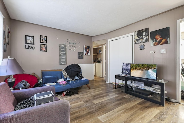2872 Howey Rd, Columbus, OH 43224 - living area featuring wood finished floors