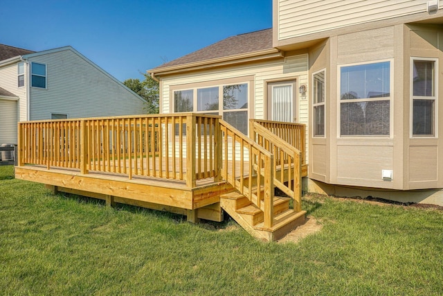 1300 Sotherby Xing, Lewis Center, OH 43035 - wooden terrace with a yard and central AC