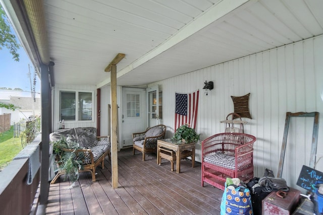 1106 E Walnut St, Lancaster, OH 43130 - view of wooden terrace