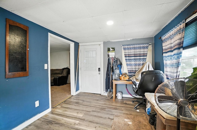 1106 E Walnut St, Lancaster, OH 43130 - office area featuring baseboards and wood finished floors