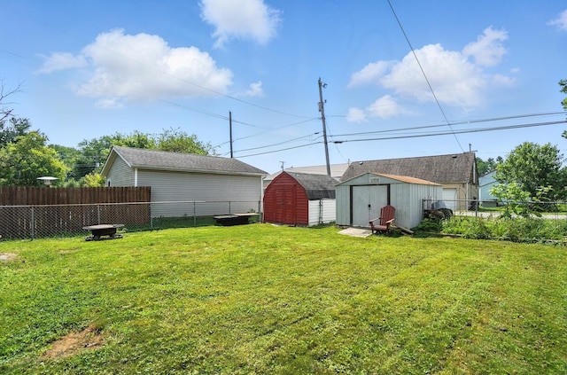 1106 E Walnut St, Lancaster, OH 43130 - fenced backyard with a shed