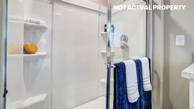 904 Allegro Dr, Reynoldsburg, OH 43068 - full bathroom featuring a stall shower