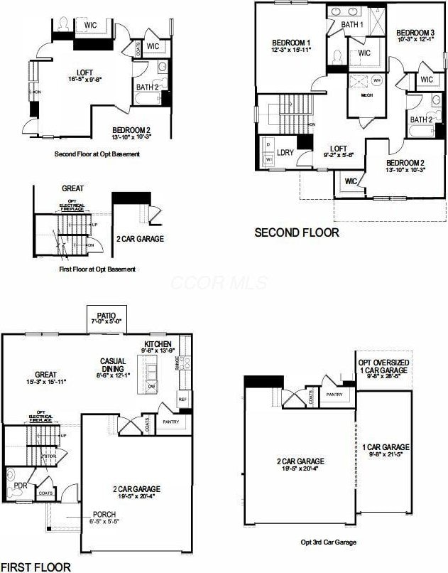 904 Allegro Dr, Reynoldsburg, OH 43068 - floor plan / room layout