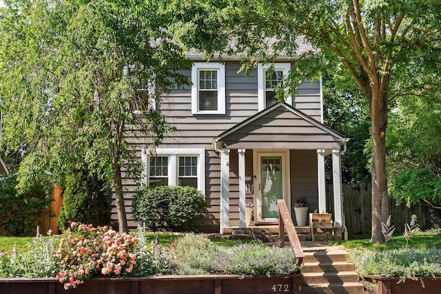 472 Tibet Rd, Columbus, OH 43202 - view of front facade featuring a porch