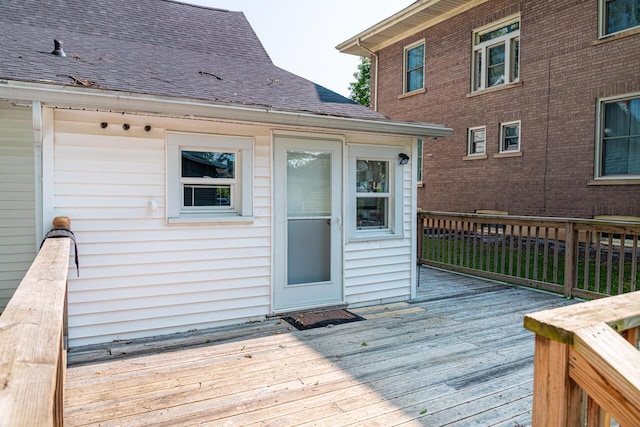 77 W High St, Mount Gilead, OH 43338 - view of wooden deck